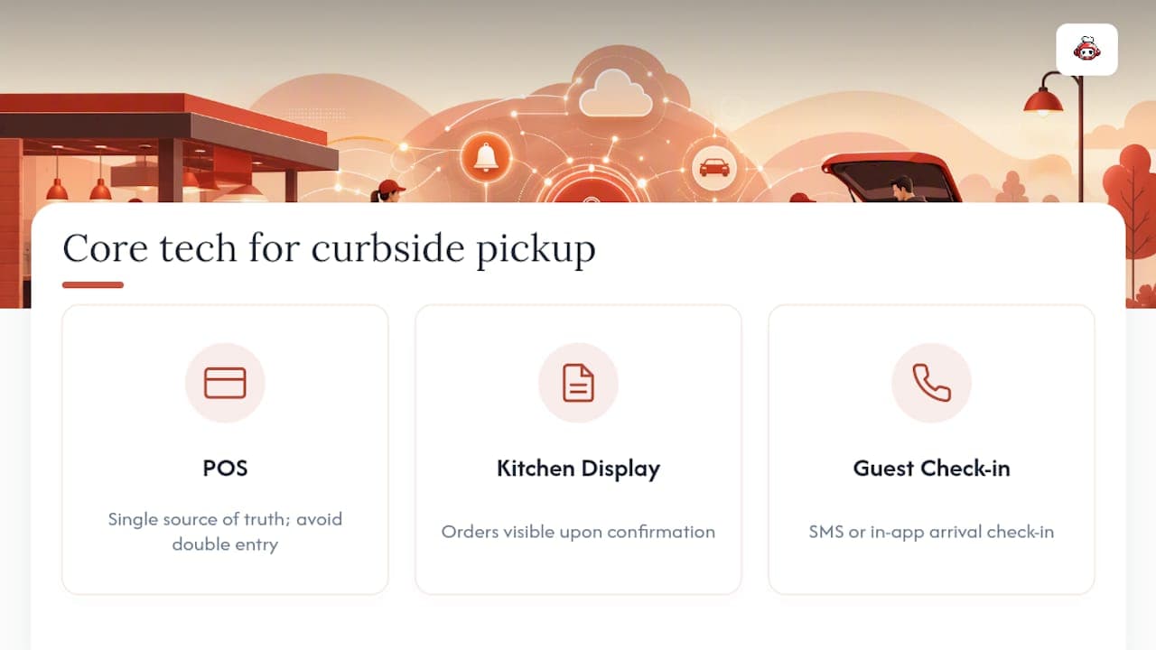 What Technology Do You Actually Need for Curbside Pickup? — overview diagram