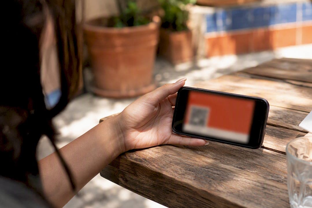 Smartphone showing digital loyalty card