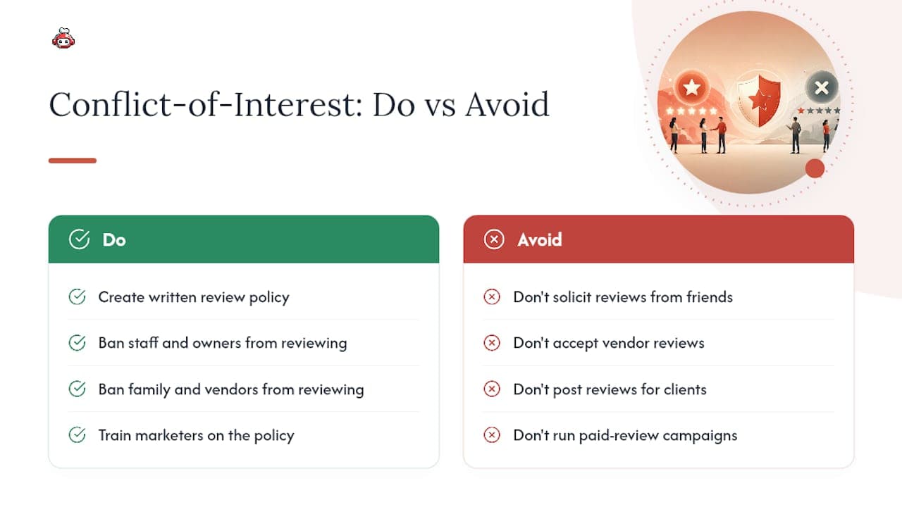 What Counts as a Conflict of Interest Review? — overview diagram