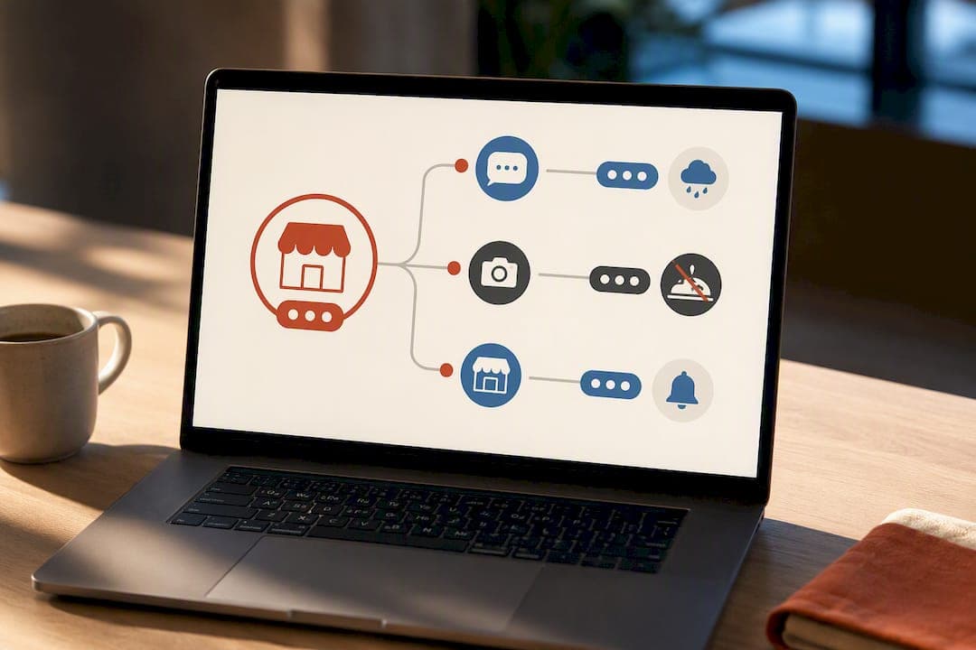 Restaurant updates syncing across digital channels