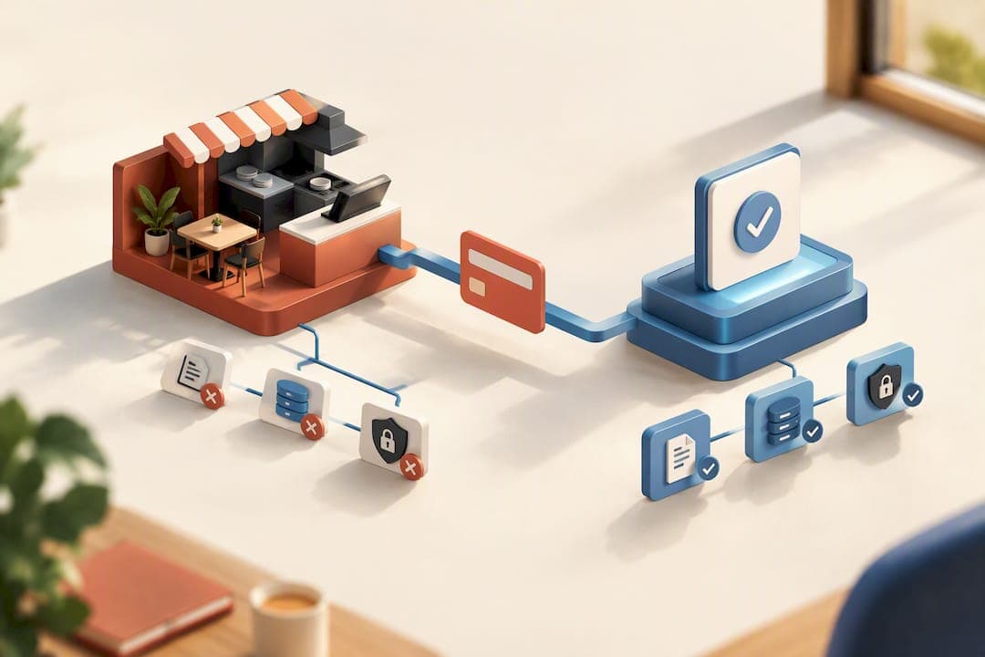 Illustration of reduced payment compliance scope