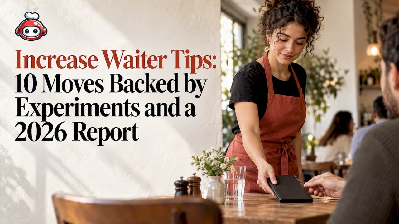 Increase Waiter Tips: 10 Moves Backed by Experiments and a 2026 Report